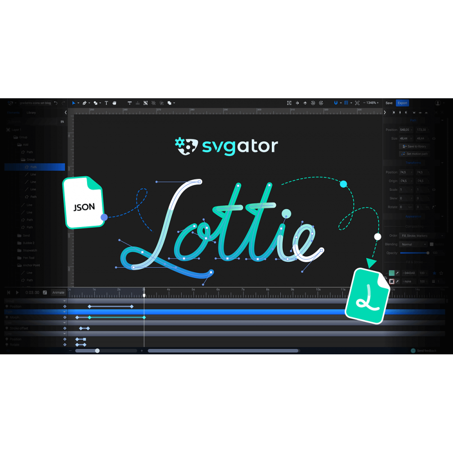 Lottie Support Update from SVGator: The easiest way to animate Lottie ...