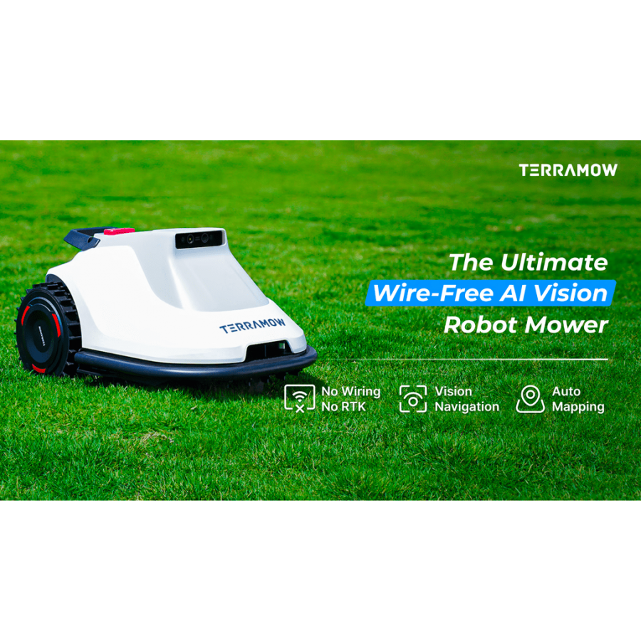 Terramow, A New Ai-powered Wire-free Robot Mower Launched On 