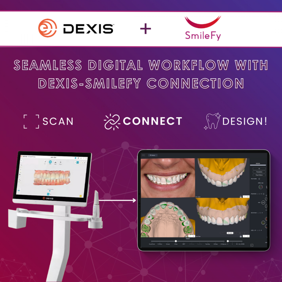 SmileFy Unveils Integration with DEXIS™ Intraoral Scanners to Enhance